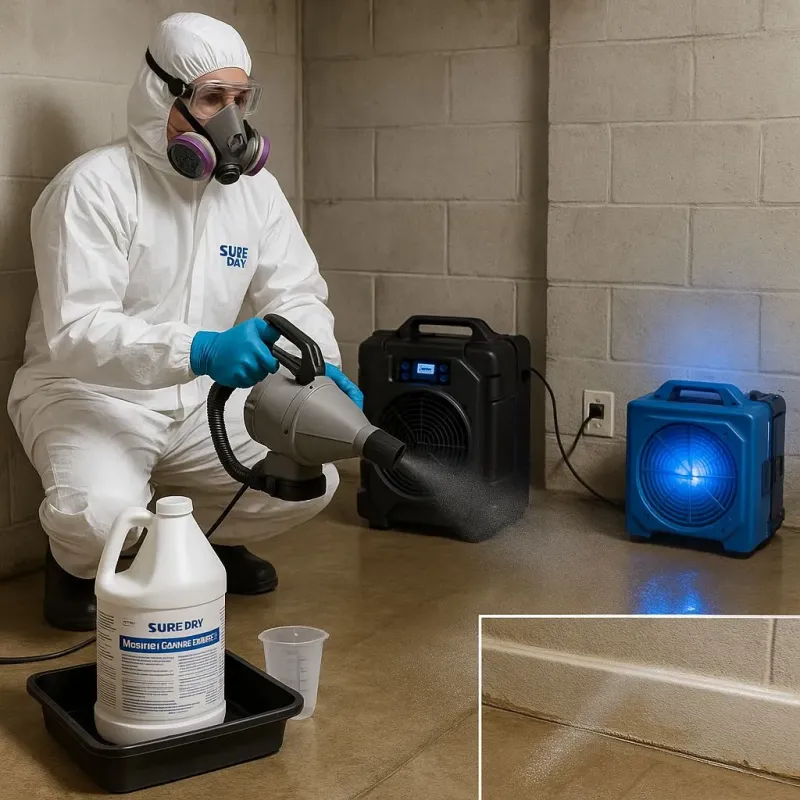 Sanitization and Odor Removal process in Wayne County, NC